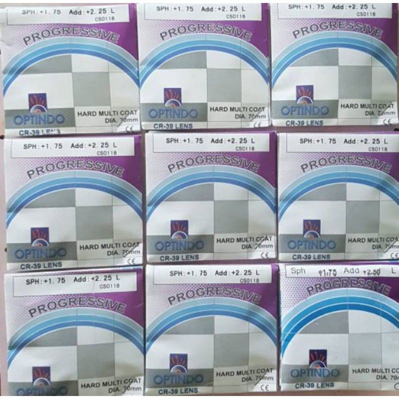 Lensa progressive CRMC multi fokus/lensa jauh dekat tanpa batas/atas s/d(-)(+)200 bawah s/d ADD +3.00