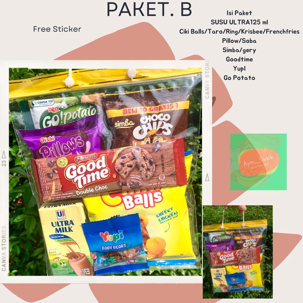 Paket Ulang Tahun/Bingkisan Ulang Tahun Anak/Snack Ultah anak/Hampers Ultah Anak