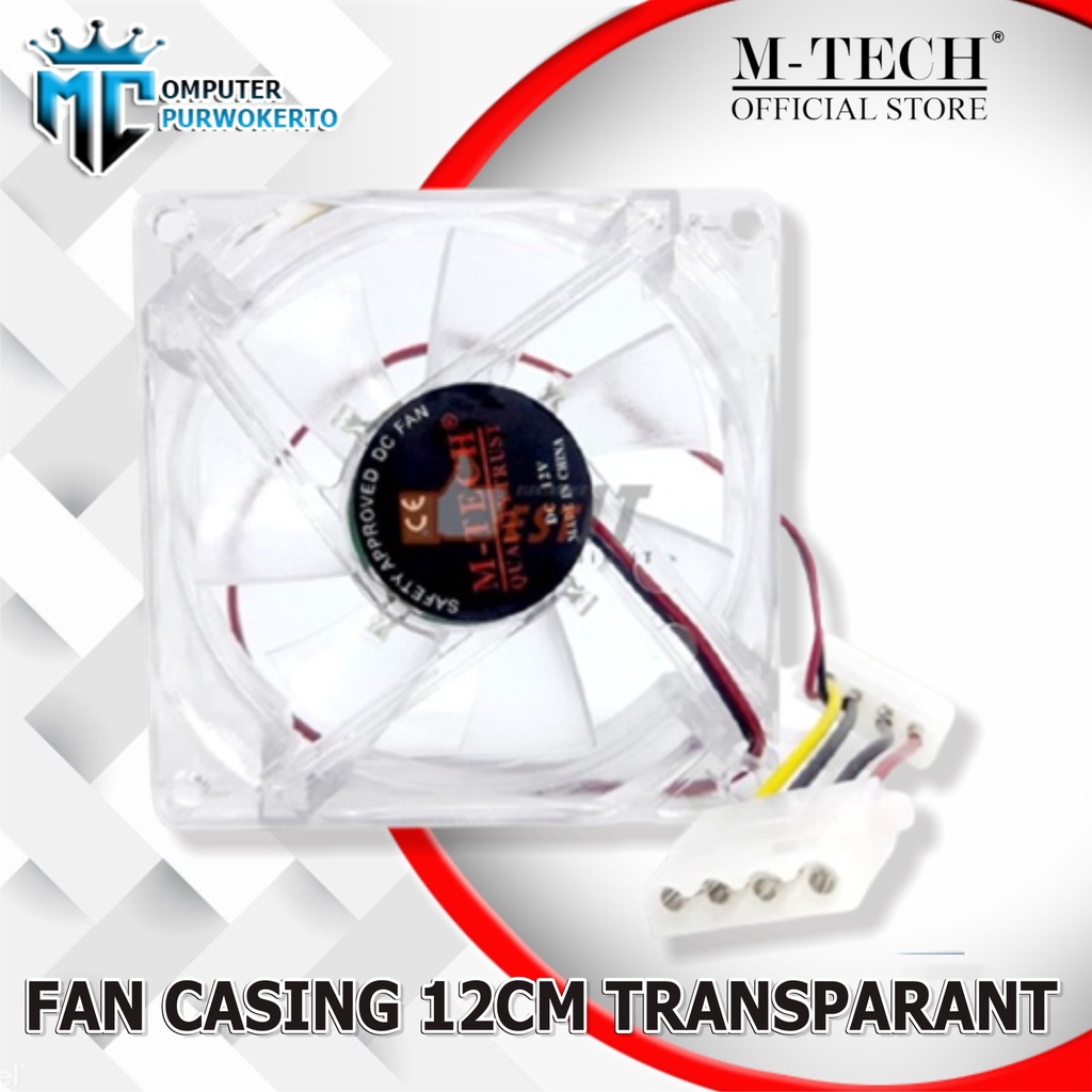 Fan Casing Cpu 12 Cm Transparant