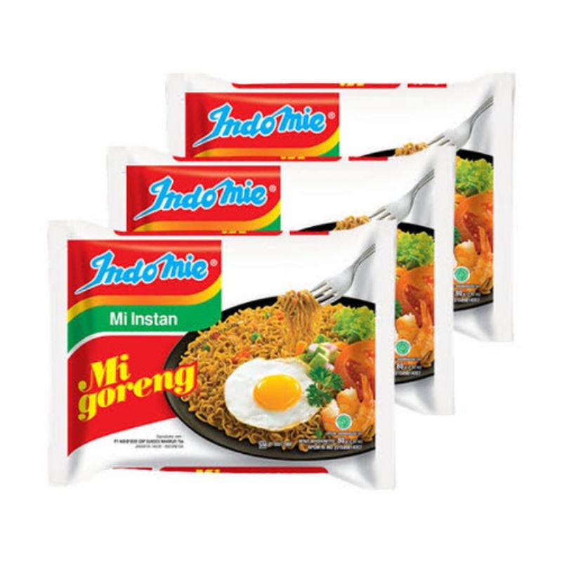 

Indomie Instan Goreng 85gr/3pcs