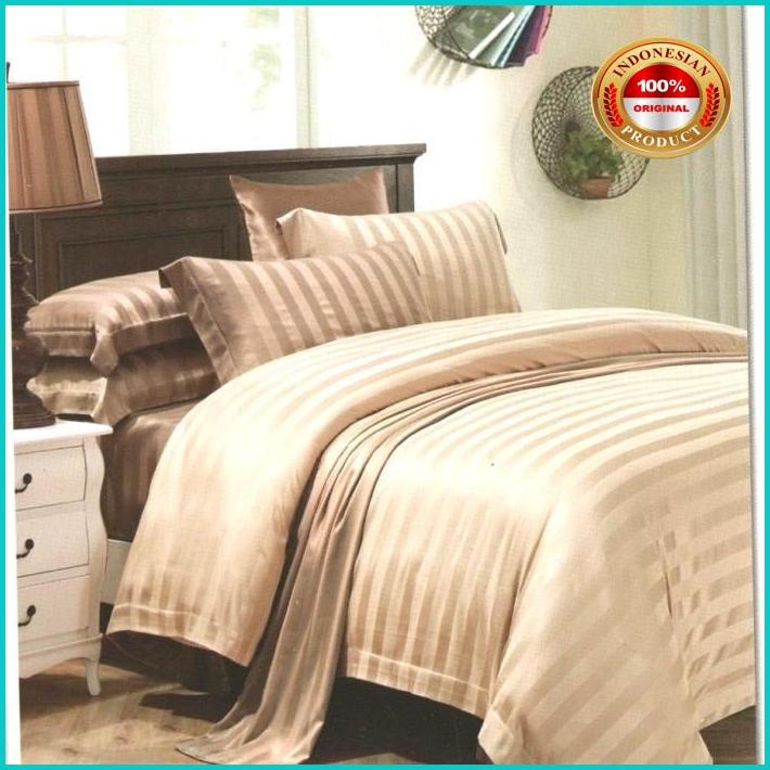 Sprei King Koil Sutra Jacquard Motif Garis Exclusive High Quality Original Best Seller