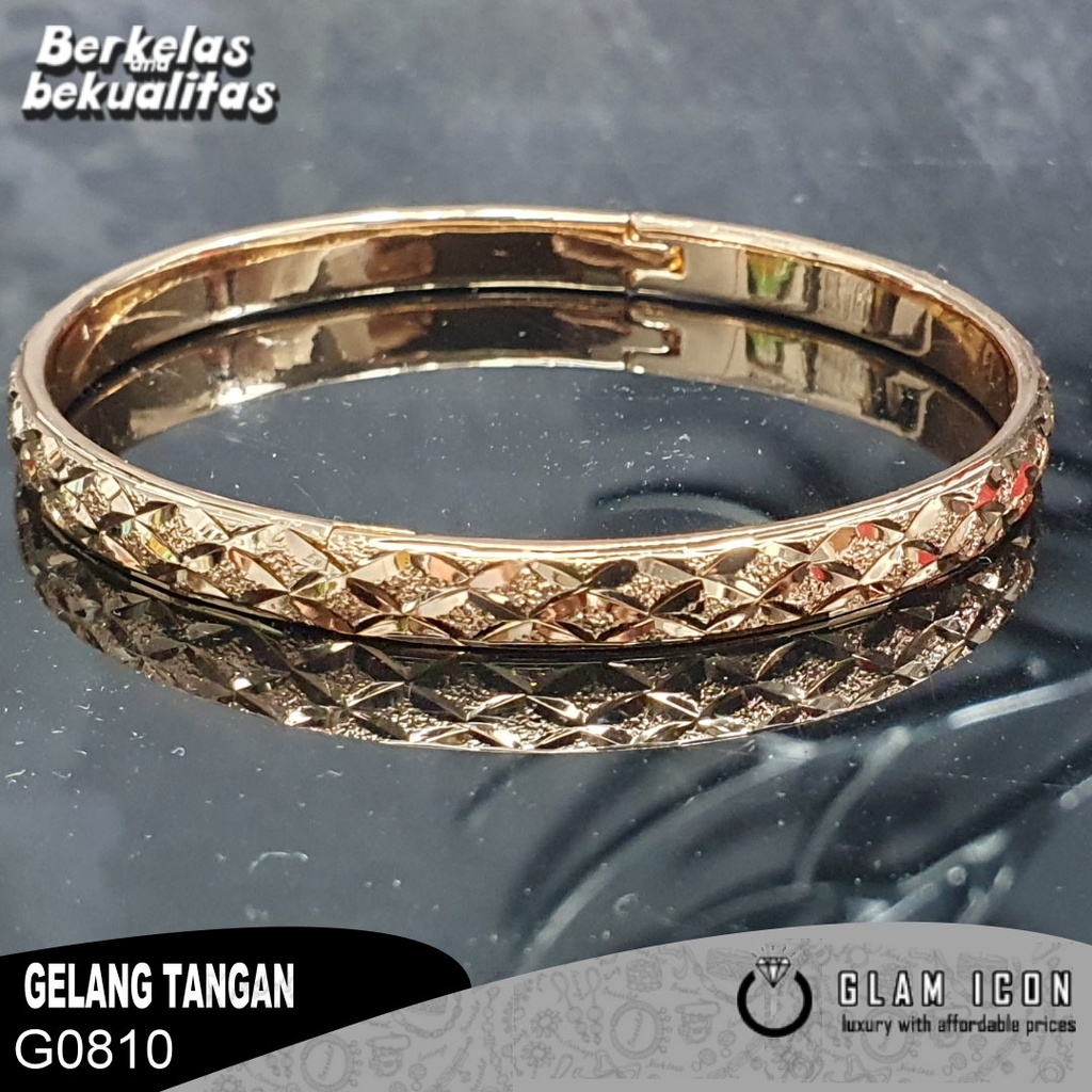 Bangle Dubai Motif Deret wajix G0810 GBG