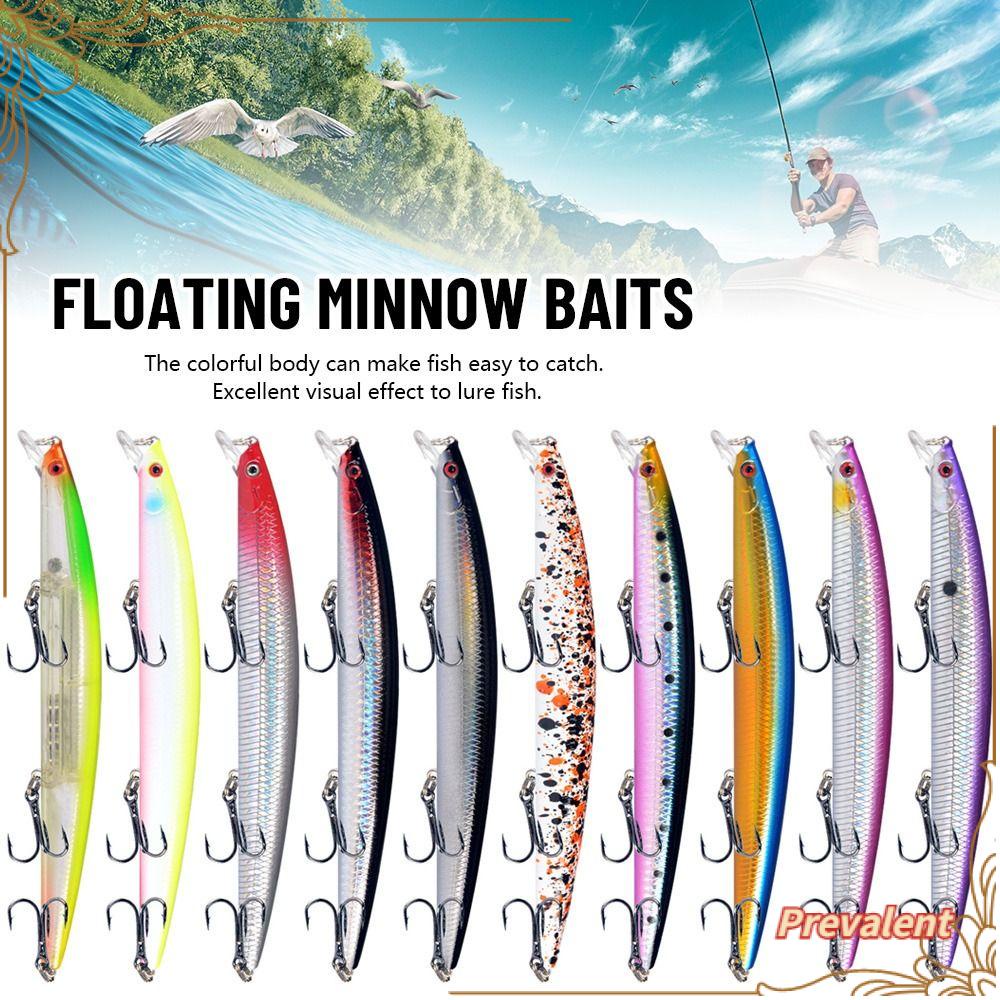 Preva Umpan Ikan Kecil Apung 24g 18cm Tackle Striped bass Minnow Lures