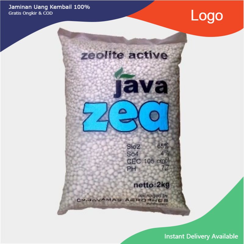 Java zea ZEOLIT active kemasan 1 kg ( pupuk zeolit active )