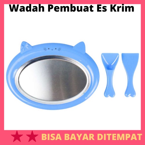 Wadah Pembuat Es Krim dan Yogurt Fried Ice Maker / Alat Mesin Wadah Tempat Cetak Cetakan Citakan Bua