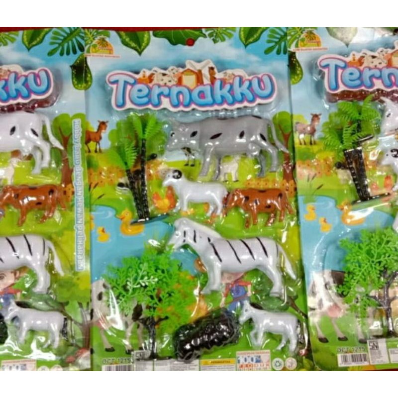 MAINAN EDUKASI ANAK TERNAKKU MAINAN MENGENAL HEWAN TERNAK MAINAN HEWAN PLASTIK MAINAN SET HEWAN TERNAK BANJARMASIN