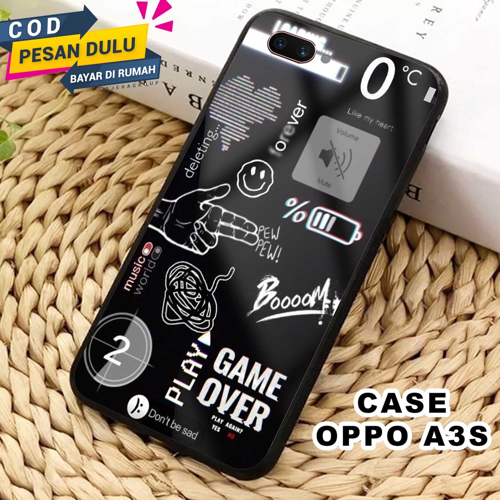 Case OPPO A3S 2022 [NASA TICKET] Casing OPPO A3S - Case Hp OPPO A3S TERBARU - Case Murah - Case Terl
