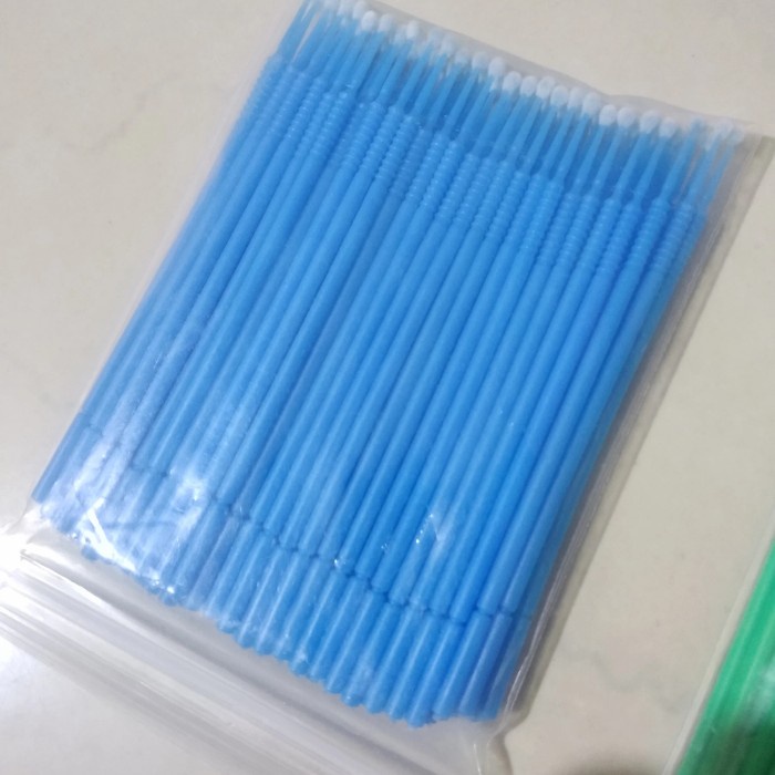 Alat Lab Microbrush / Microbuds Dental Mikroaplikator Mikrobrush Refill Isi 100