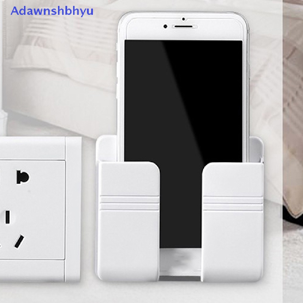 Adhyu Kotak Penyimpanan Yang Dipasang Di Dinding Remote Control Case Phone Plug Charging Holder Rack New ID