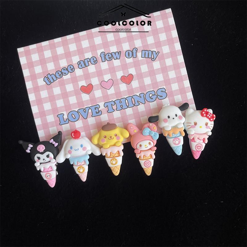 COD❤️Jepit Rambut Poni Warna Permen Motif Mini Kartun Sanrio Untuk Wanita- cl