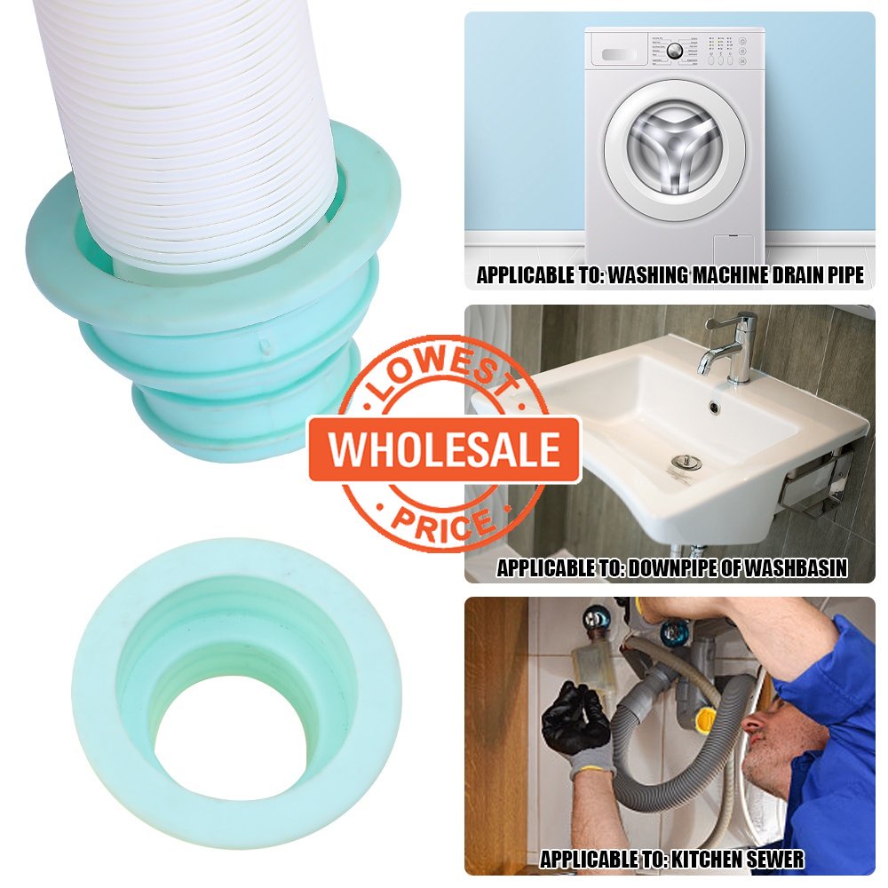 [Grosir] Selokan Anti Sumbatan Serangga Dan Deodoran Sealing Ring/Cincin Penyegel Pipa Mesin Cuci/Penutup Kebocoran Lantai Sumbat Saluran Air/Aksesoris Dapur &amp; Kamar Mandi