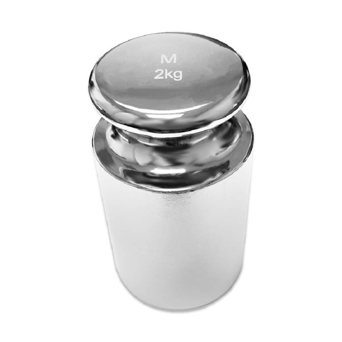 Timbangan 2 Kg Calibration Weight 2Kg Pemberat Kalibrasi Timbangan 2000 Gram G