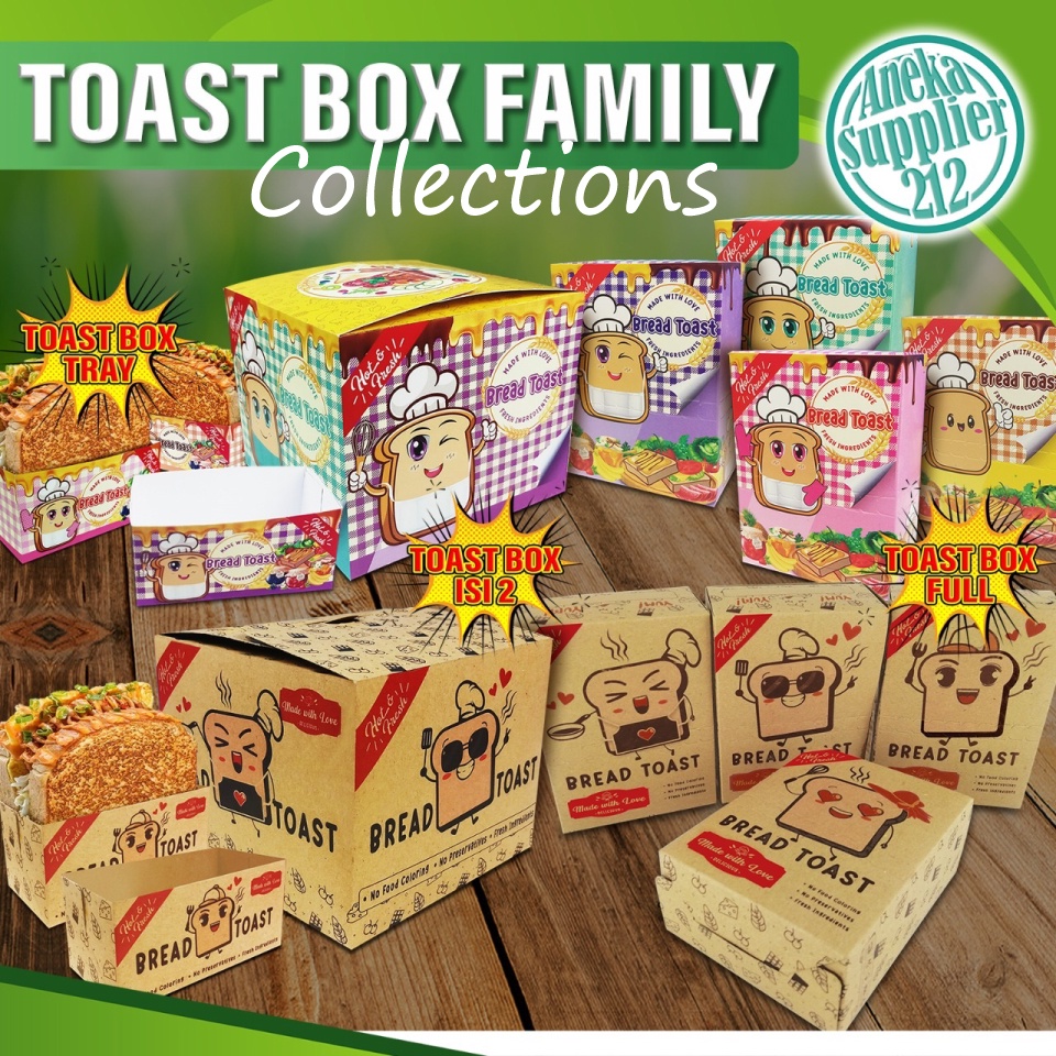 

Kotak Dus Roti Bakar - Toast - Tanpa Tutup KRAFT COKLAT (S) - 100 pcs