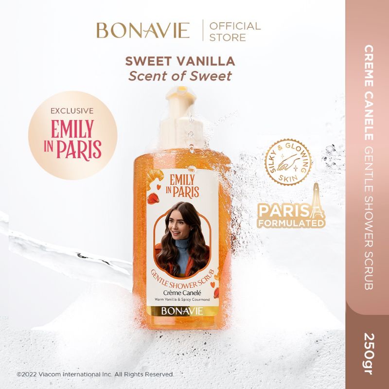 BONAVIE x EMILY IN PARIS Gentle Shower Scrub