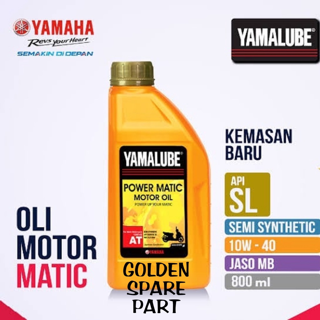 OLI YAMALUBE MATIC 0.8L KD1002 - OLI YAMALUBE MATIC MIO - MIO SOUL - SOUL GT - MIO J 115 - XRIDE 115