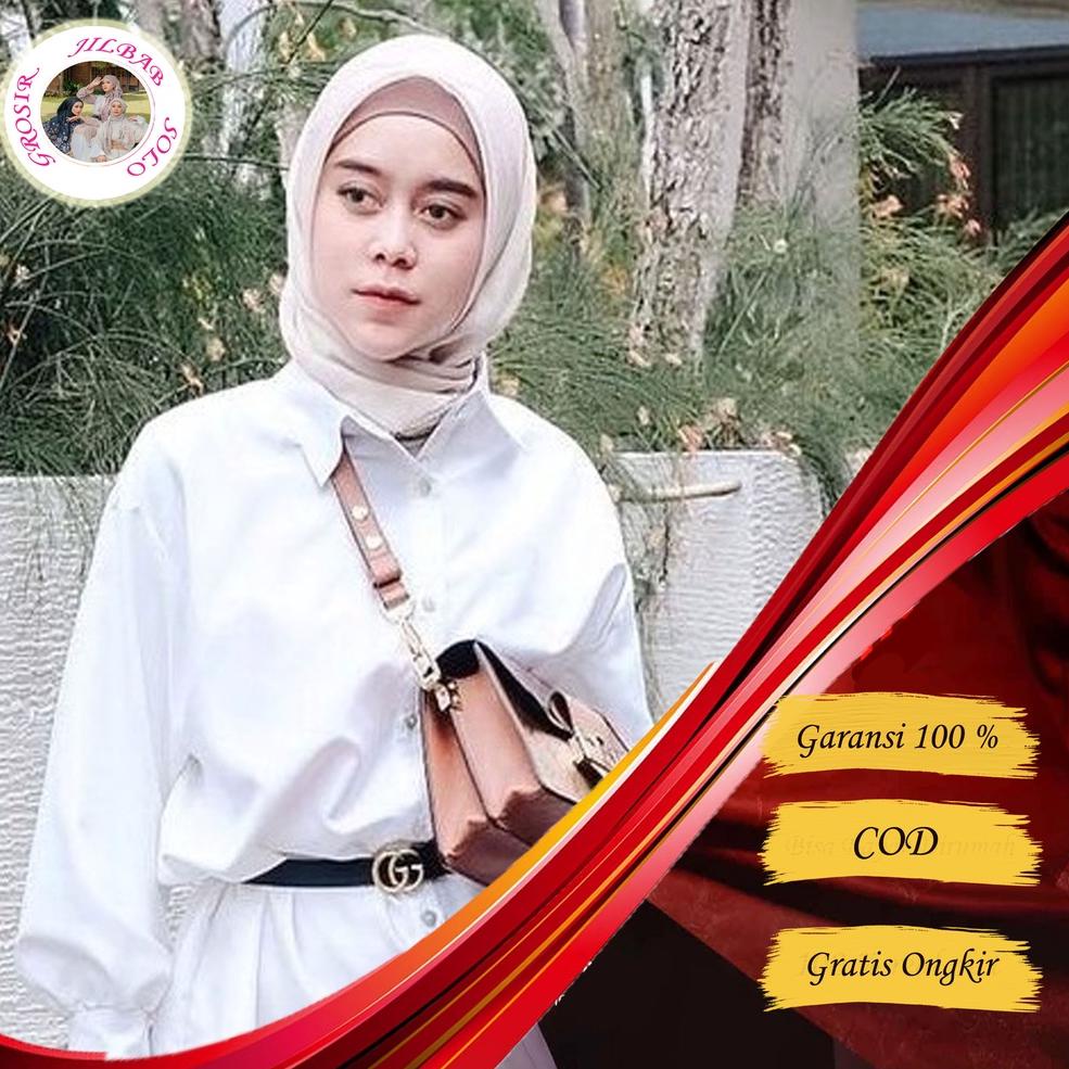 Paris Premium Paris polos Jahit Neci 4 Sisi - Jilbab segiempat Paris polos Premium Anti Letoy - GARA