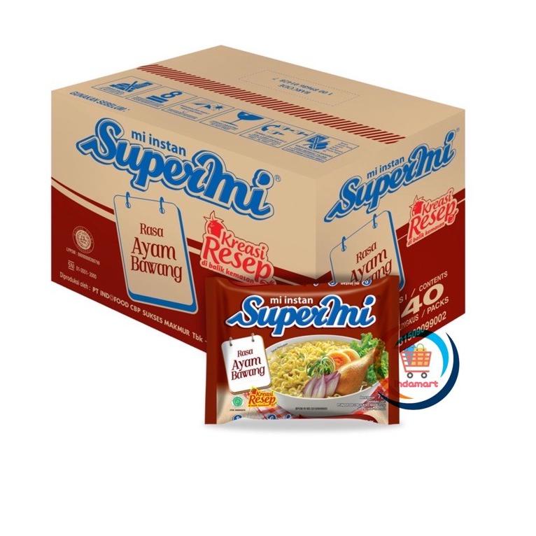 

Seri(T43B)-㊚) Supermie 75 gr 1 Dus Isi 40 pcs kekinian