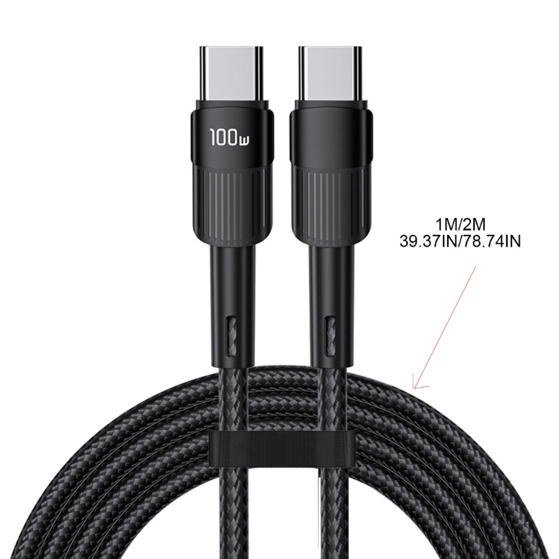 Zzz Kabel USB C PD 100W USB C Ke Tipe C Kabel Fast Charging Untuk Laptop