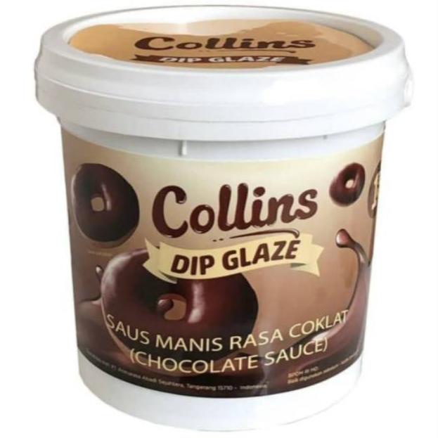 

(PROMO FYJ56) Collins Dip Glaze Coklat 1 kg ⁎