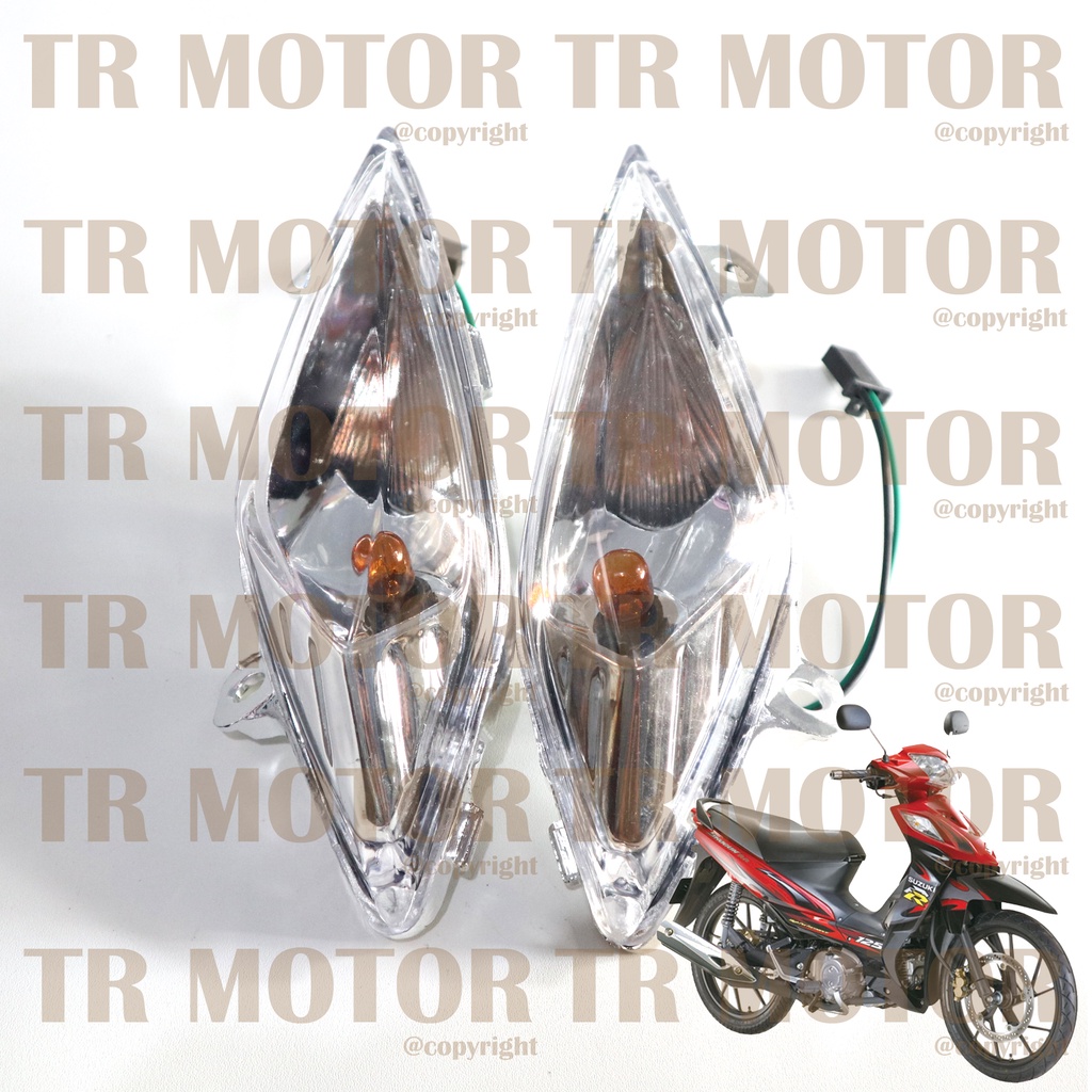 Lampu Sein Sen Depan Shogun 125 New 2007 Robot Riting Reting