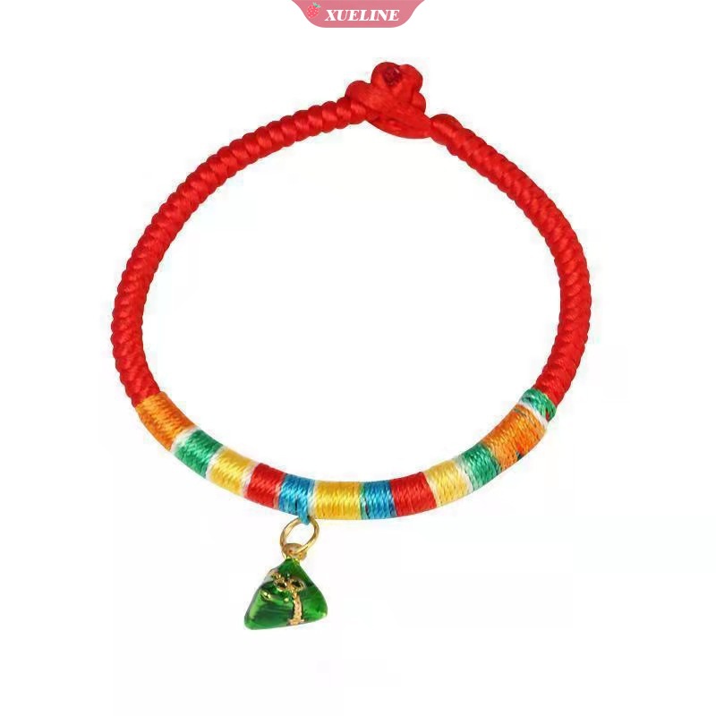 Festival Perahu Naga Gelang Tali Merah Buatan Tangan Kepala Harimau zongzi Kecil adjustable Tali Warna-Warni Gelang Bordir Tali Perdamaian [ZXL]