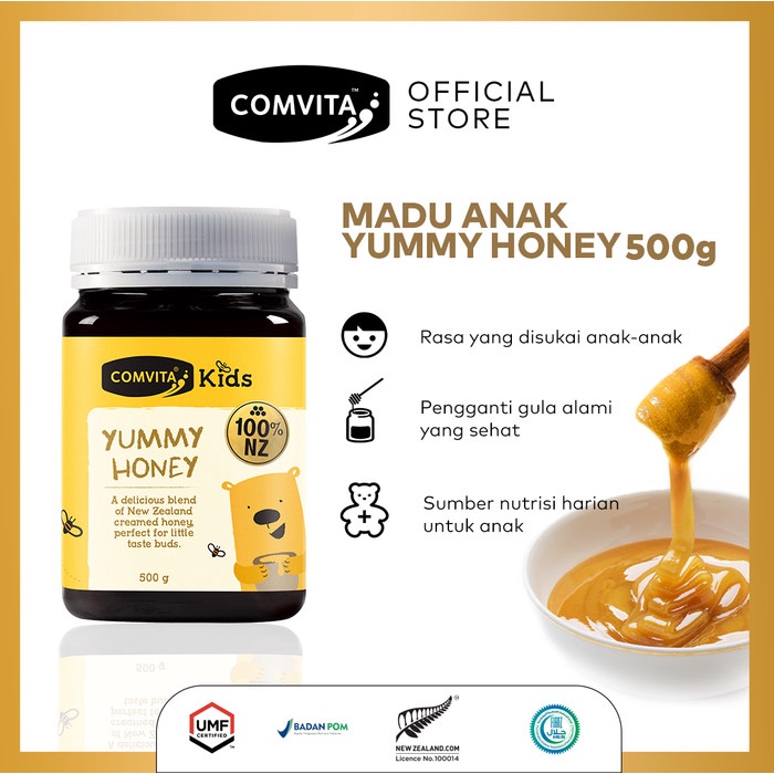 

Comvita Kids Yummy Honey 500g Madu Anak Murni Alami Asli New Zealand