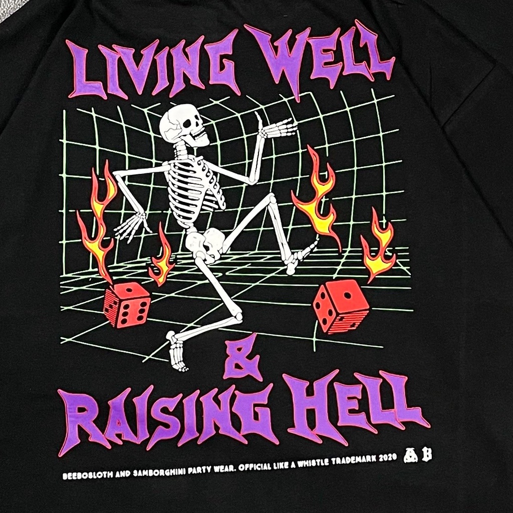 Oversize T-Shirt &quot; RAISING HELL &quot;