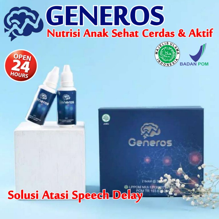 GENEROS VITAMIN OTAK ANAK- Nutrisi Anak Sehat Cerdas & Aktif