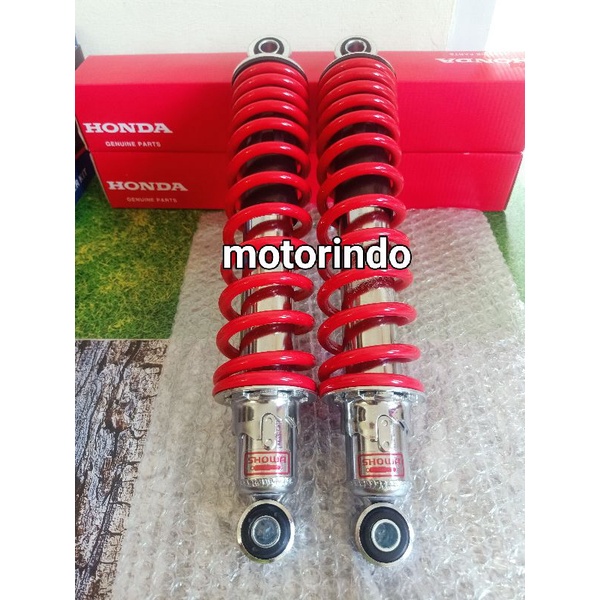 Jual Shock Breaker Belakang Verza Mega Pro New Merah Satu Set Isi Pcs