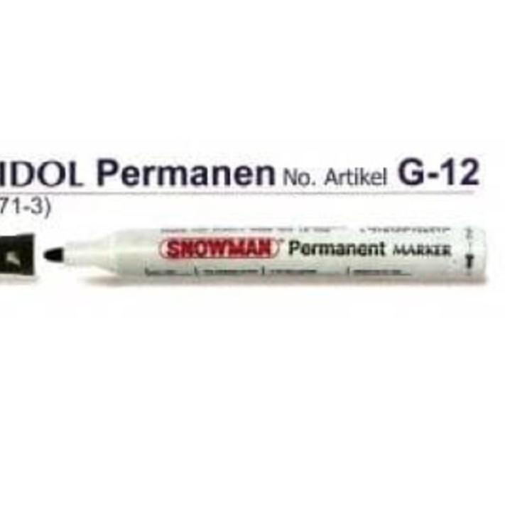 

❤ (1pcs) Spidol Permanen Snowman G12!! GROSIR MURAH ₳