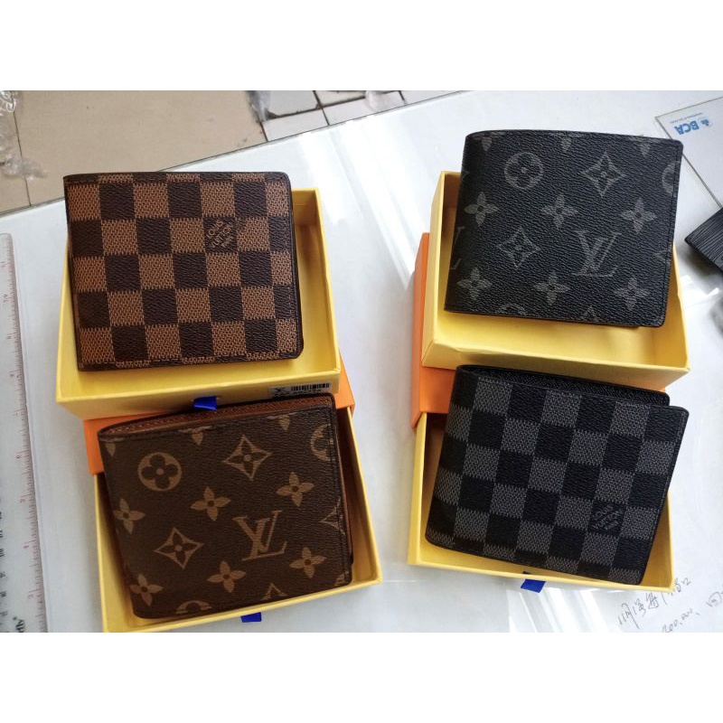 Dompet Brand Lipat LV Wp Men Freee Box Semprem