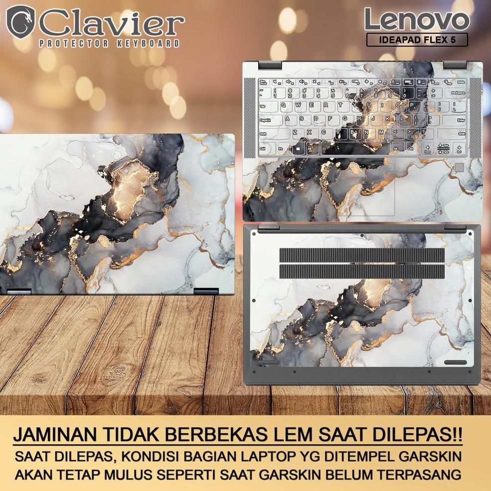 HOT Cover Garskin Laptop Lenovo IdeaPad Flex 5 5i 14 Skin Bening Transparan Full Body Gambar Fullbod