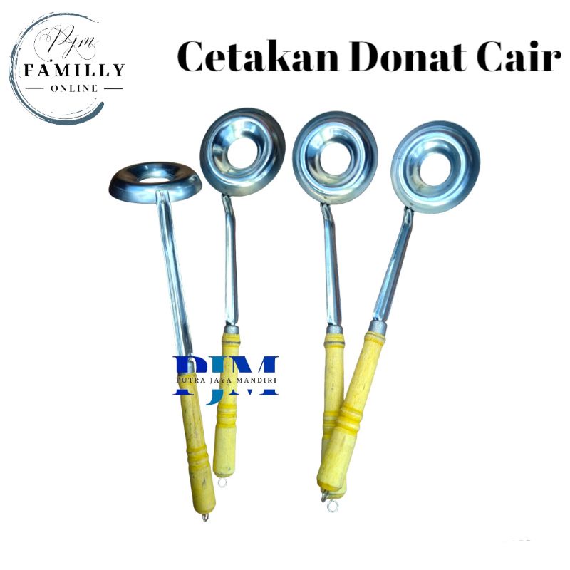 Cetakan Donat Cair Cetakan Irus Donat Roti Goreng Anti Lengket Murah