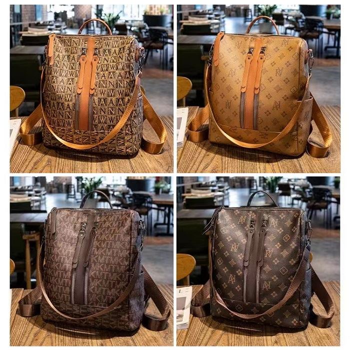 MV_Marvelouz MV701049 Tas RANSEL Wanita Multifungsi Motif Casual Kekinian Model Terbaru 1kg bisa 2 tas supplier tas import JT1049 BQ3689