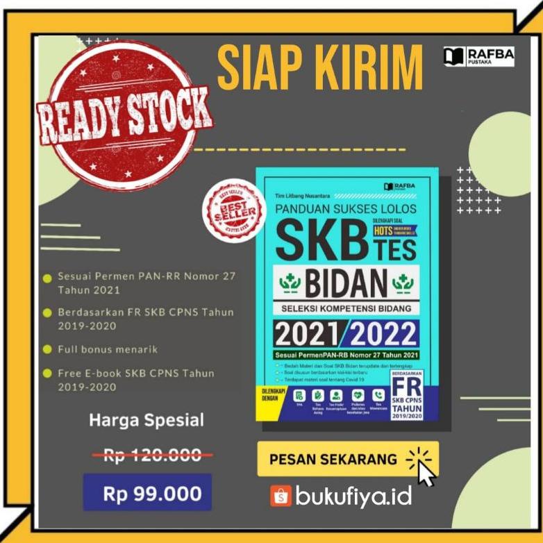 BISA COD OPEN ORDER BUKU SKB CPNS PANDUAN SUKSES LOLOS SKB BIDAN 2021/2022