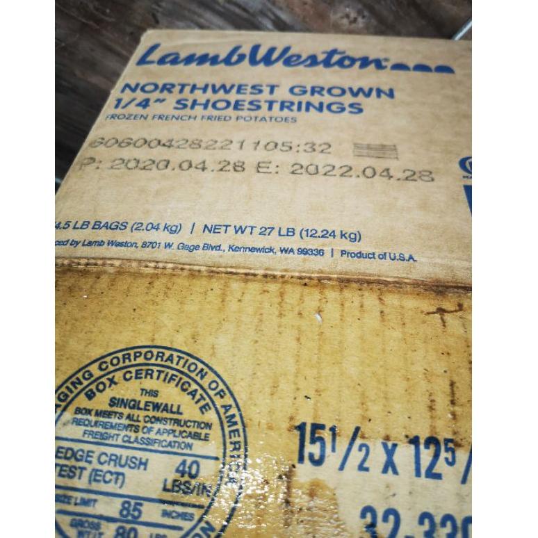 

✉ Kentang lamb weston 500gram ㄺ
