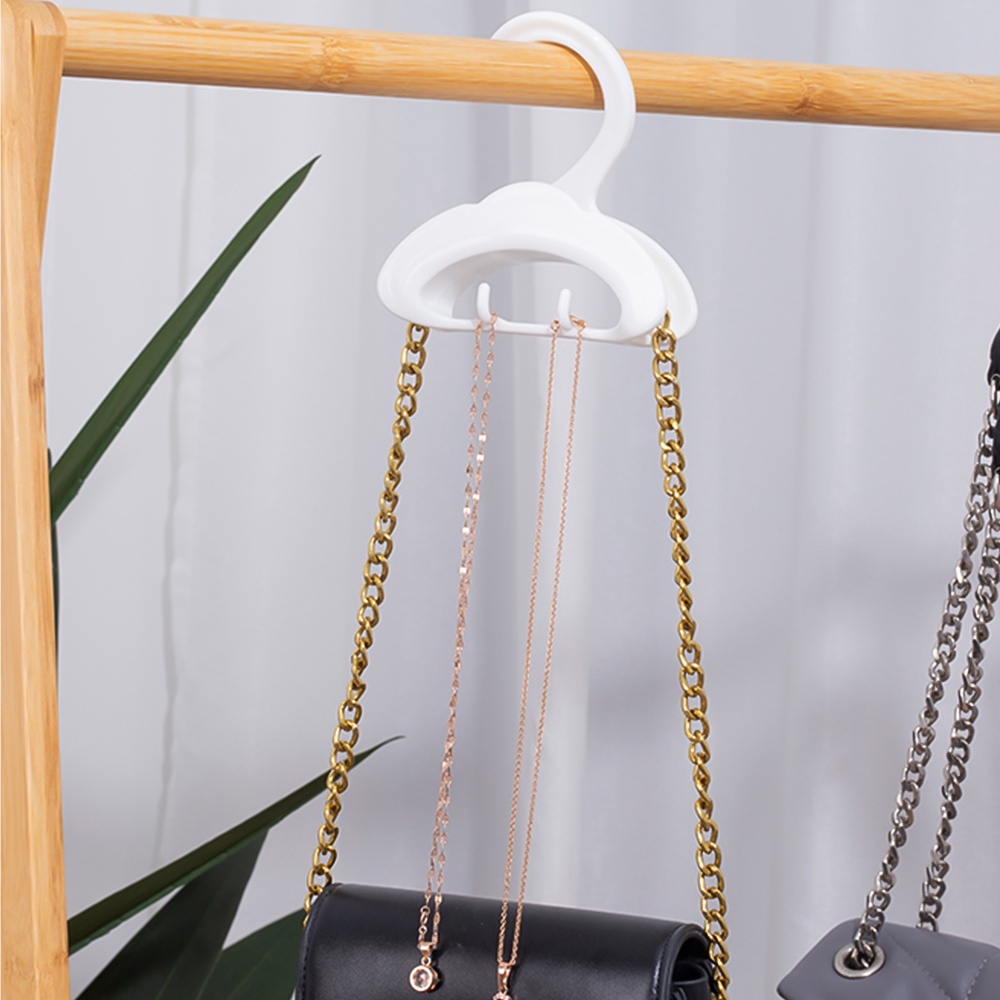 Gantungan Tas Lemari Pakaian Arch With Portable Bag Hanger/Home Daster Syal Jepit Rak Penyimpanan Lemari Serbaguna