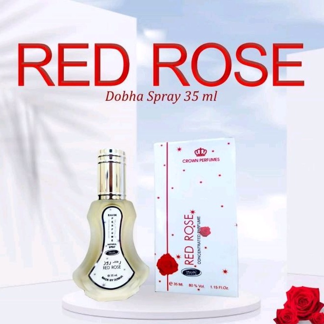 Parfume RED ROSE Spray DOBHA 35ml EDP Eau De Perfume