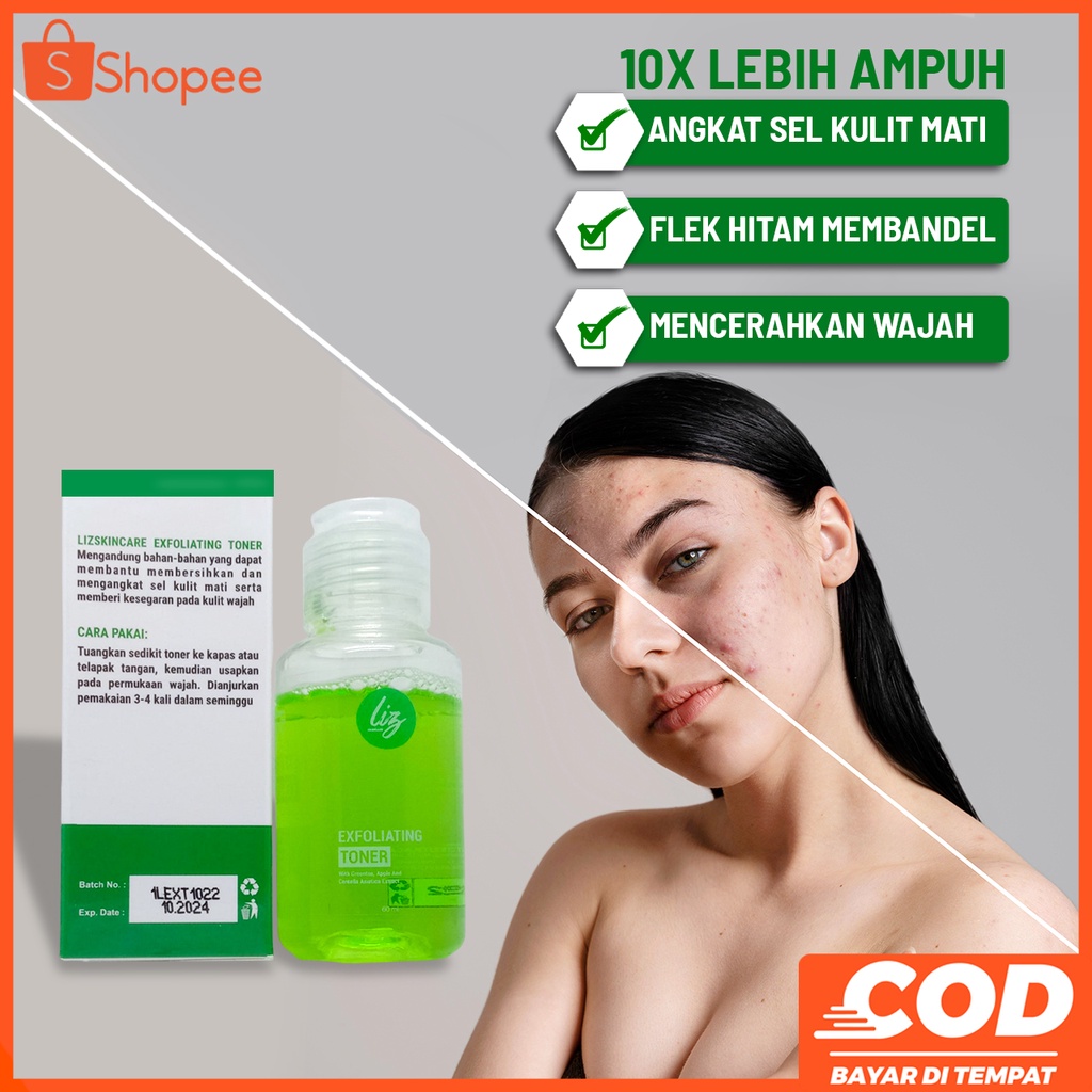 3x Lebih Cepat Putih - TONER EXFOLIATING VIRAL/TONER KELUPAS WAJAH/TONER PENGELUPASAN WAJAH CEPAT/TO