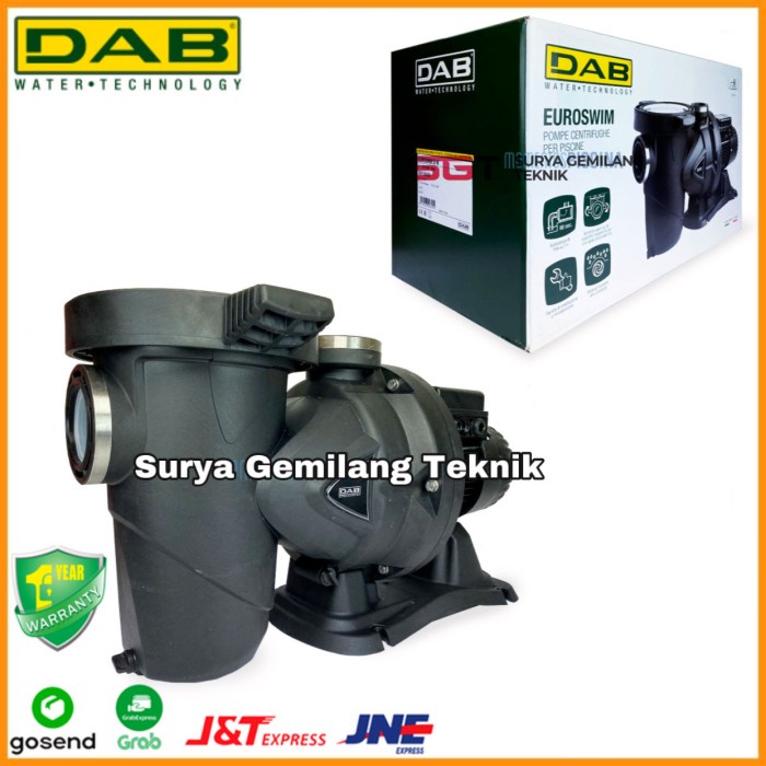 Pompa Kolam Renang 1,5Hp Dab Euroswim 150 Mesin Pompa Kolam Renang