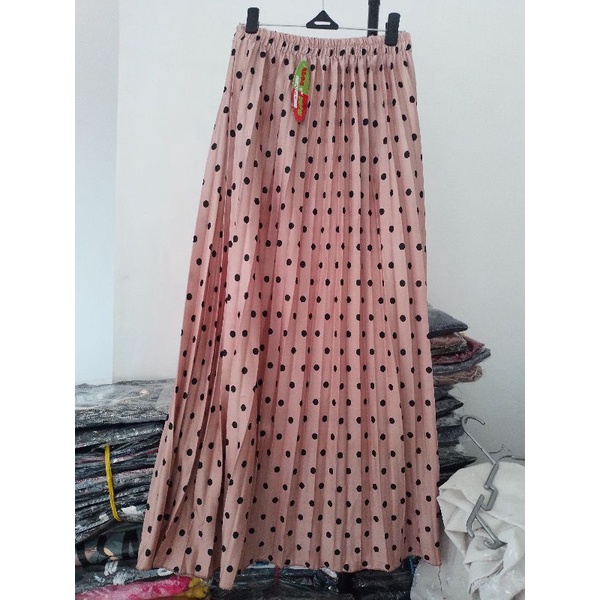 ROK PLISKET POLKA PANJANG Hyget Super