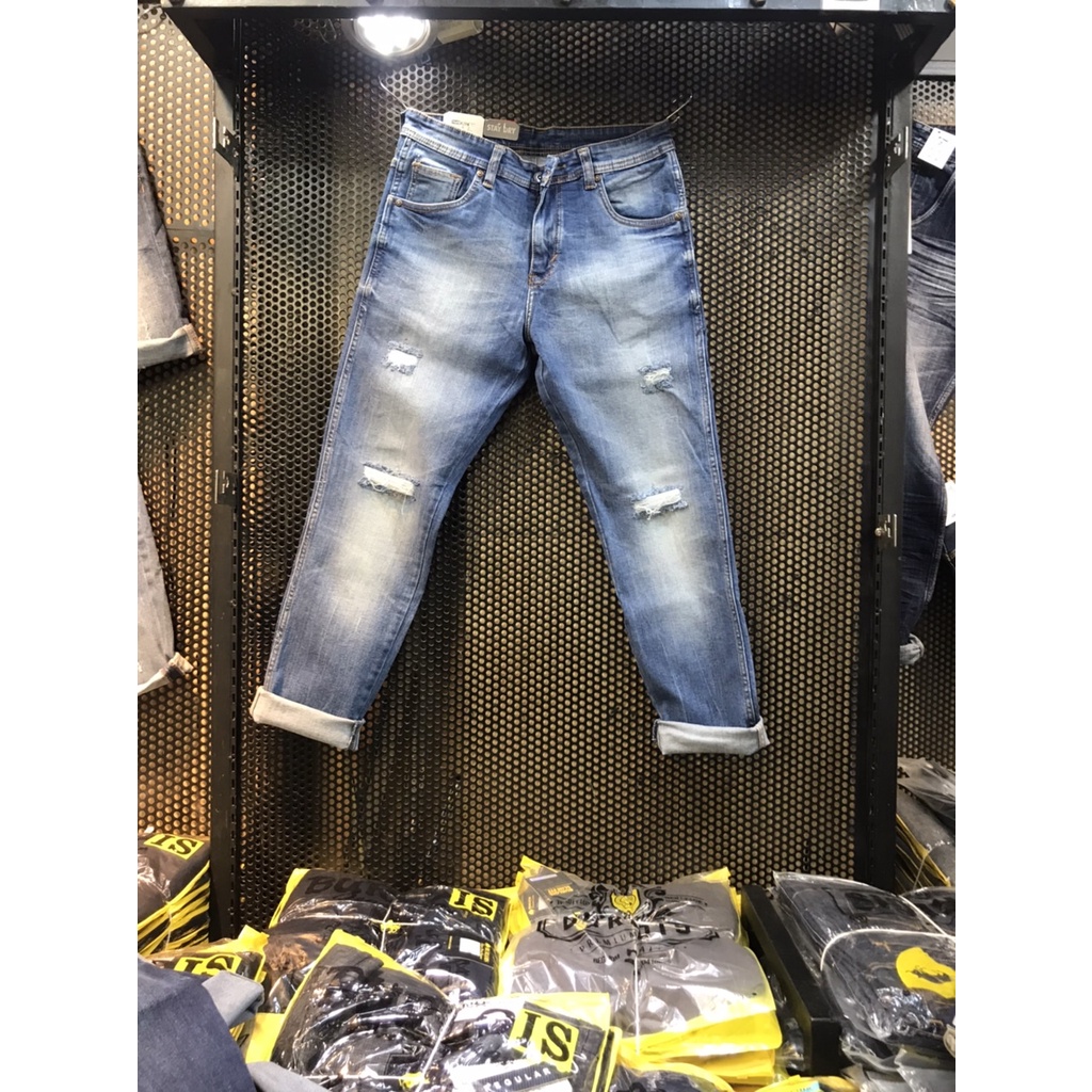 CELANA PANJANG SOBEK PRIA / CELANA STRECTH NEO WANGLER