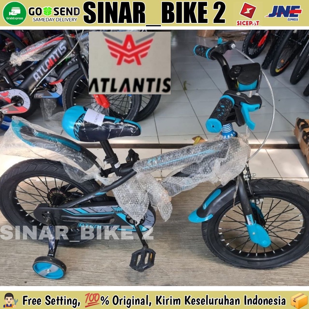 Sepeda Anak Laki BMX ATLANTIS SPARTA Ban Jumbo 12 16 &amp; 18 Inch