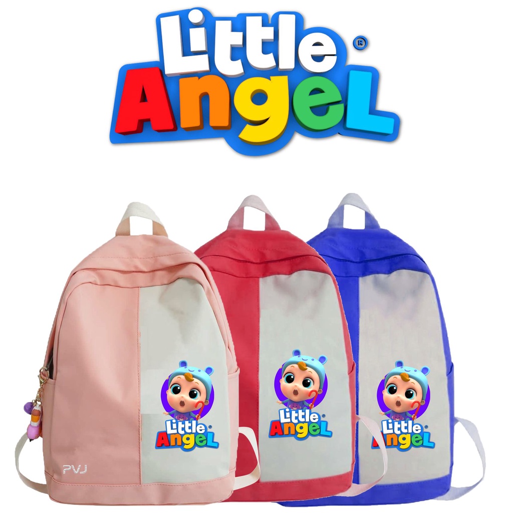 PVJ - Tas Anak Perempuan Sekolah Dasar Motif Kartun Little Anggel