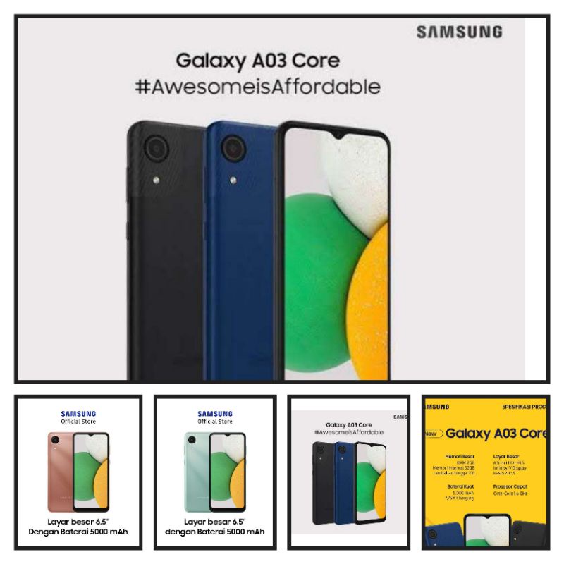 SAMSUNG A03 CORE RAM 2 GB 32 GB