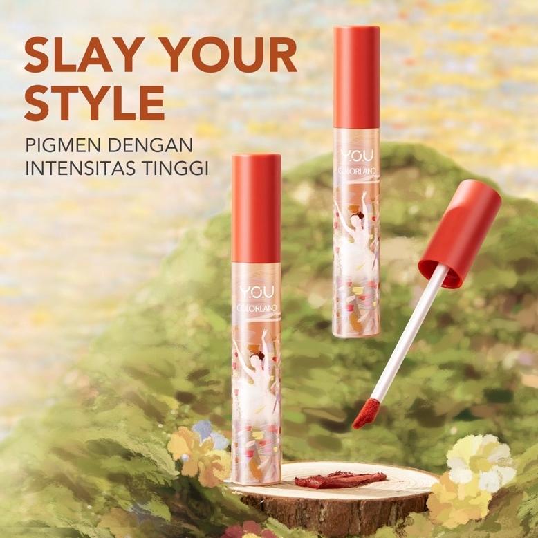 Terkini YOU Colorland - Soft Stroke Lip Clay / Lip Matte Colorland / Lip Cream Colorland 77 ❇