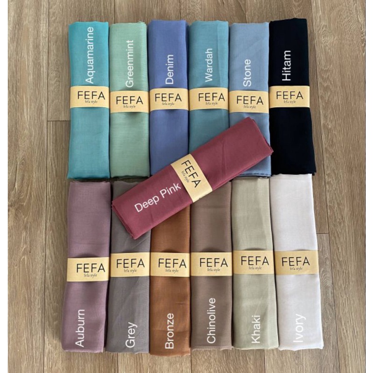 HIJAB POLYCOTTON - HIJAB PLAIN SQUARE