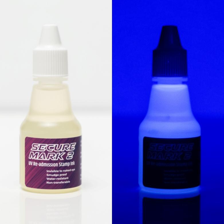 

TINTA STEMPEL UV INVISIBLE INK KE TANGAN - SECUREMARK2 - KONTROL TANDA MASUK PENGUNJUNG ACARA VENUE TERLARISS...,,,,,