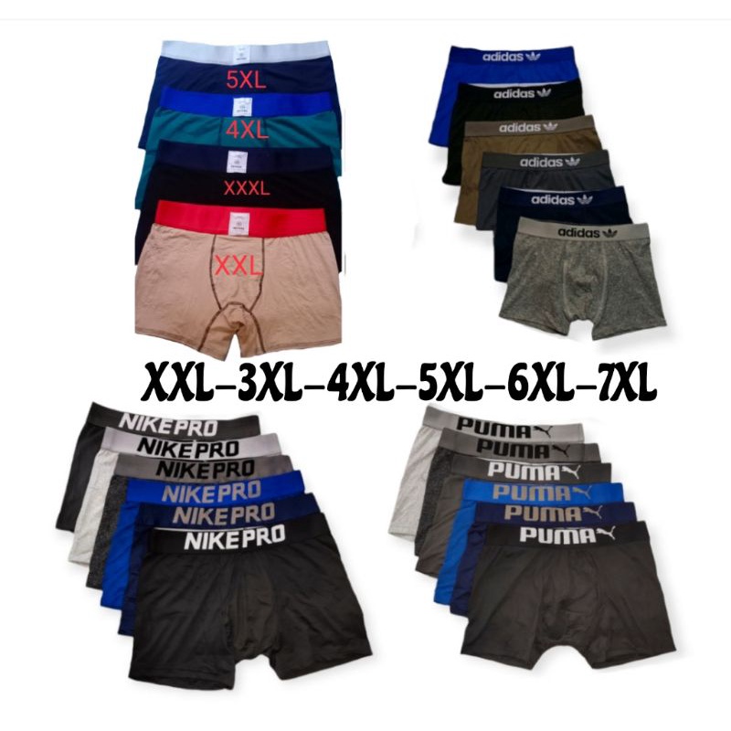 Celana dalam pria Boxer ukuran jumbo big size