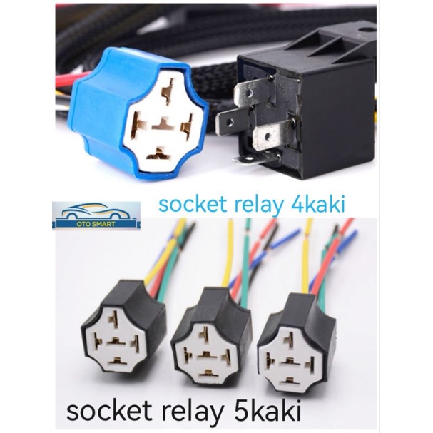 Socket Relay Keramik+Kabel/Socket Relay Caramic